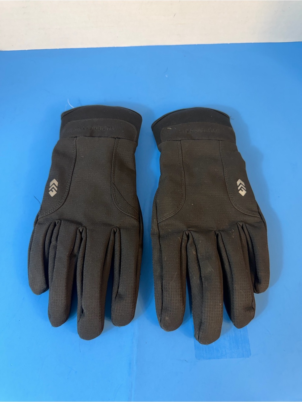 Men's Black Weather-Resistant Gloves - Unbranded